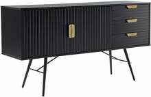 Kummut Home4you Pixar, 150 x 40 x 80 cm, must