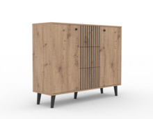 Kummut Adrk Furniture Ika, pruun/must
