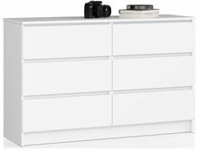 Kummut Meblocross Queen K120, 40 x 120 x 77 cm, valge