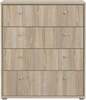 Kummut Forte Tempra 2 T2KK212-D30F, 74 x 35 x 86 cm, sonoma tamm/pruun