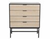 Kummut Signal Meble Mago K2 MAGOK2, 40 x 80 x 90 cm, tamm/must