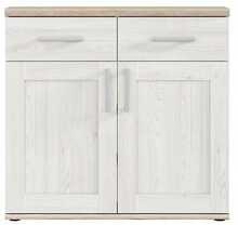 Kummut Black Red White Romance KOM2D2S, 96 x 36.5 x 91 cm, valge/pruun
