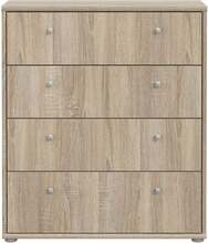 Kummut Forte Tempra 2 T2KK212-D30F, 74 x 35 x 86 cm, sonoma tamm/pruun