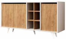 Kummut Kalune Design Prava 811MDD3404, 40 x 140 x 86 cm, tamm/valge