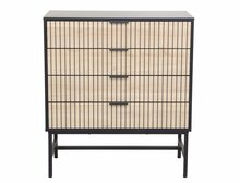 Kummut Signal Meble Mago K2 MAGOK2, 40 x 80 x 90 cm, tamm/must