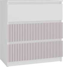 Kummut Top E Shop Malwa M3 Arteso, 40 x 70 x 75 cm, valge/roosa