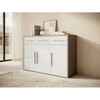 Kummut Adrk Furniture Marden, valge/pruun