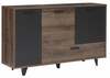 Kummut Forte Baveno BVNK332, 42 x 155 x 93 cm, pruun/must