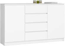 Kummut Akord K160 2D 4SZ CLP, 160.4 x 40 x 99 cm, valge