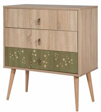 Kummut Kalune Design City Dino, 40 x 80 x 89 cm, mitmevärviline