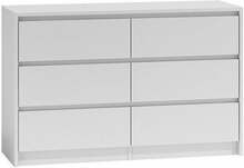 Kummut Top E Shop Queen K120, 2x3, 120 x 40 x 75 cm, valge
