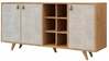 Kummut Kalune Design Prilika, 40 x 140 x 89 cm, tamm/valge