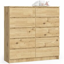 Kummut Akord Furniture Factory K120 94036010, 40 x 120 x 121 cm, pruun