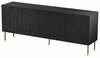 Kummut Halmar Jungle 190, 42 x 190 x 74.5 cm, must