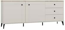 Kummut Top E Shop Point 2D3S, 40 x 183.5 x 75.5 cm, tamm/liiv/kašmiir