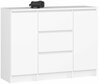 Kummut Akord K100, 101 x 35 x 76 cm, valge