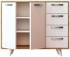 Kummut Kalune Design Waga 811MDD4108, 100 x 35 x 82 cm, tamm/valge