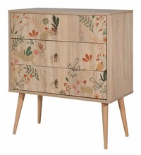 Kummut Kalune Design City Cat 869VEL3462, 80 x 40 x 89 cm, pruun/mitmevärviline