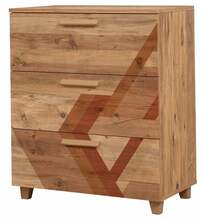 Kummut Kalune Design Leva Gravis Flow, 43 x 80 x 95 cm, pruun