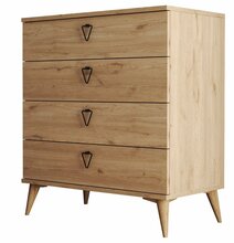 Kummut Kalune Design Versa-Ce 3612, 45 x 80 x 90.8 cm, tamm/pruun