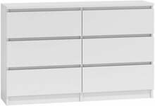 Kummut Top E Shop Malwa M6 120 BIEL, 120 x 30 x 77 cm, valge
