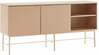 TV-alus Home4you Sequence, 158 x 40 x 75 cm, beež