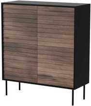 Kummut Cama Meble 4D Cortina, 102 x 40 x 118 cm, must/pähkel