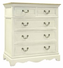 Kummut Home4you Samira, 86.5 x 39 x 95 cm, valge