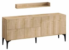Kummut Kalune Design Stella 793ELG1808, 40 x 180 x 55 cm, tamm/pruun