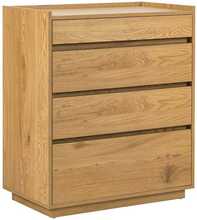 Kummut Home4You Sacha 45138, 75 x 40 x 89 cm, tamm/pruun