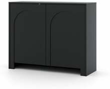 Kummut Wipmeb Arco, 35 x 100 x 117cm, must
