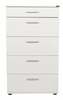 Kummut Kalune Design SFN-550 BB-1, 44 x 60 x 108 cm, tamm/valge
