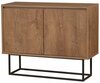 Kummut Kalune Design Zuri, must/pähkel, 90 x 36 x 72 cm