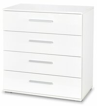 Kummut Halmar Lima KM-3, 40 x 77 x 82 cm, valge