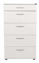 Kummut Kalune Design SFN-550 BB-1, 44 x 60 x 108 cm, tamm/valge