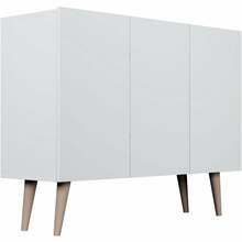 Kummut Kocot Kids Toronto, 120 x 39.5 x 95.5 cm, valge