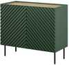 Kummut Cama Meble Onda, 98 x 45 x 85 cm, roheline