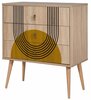 Kummut Kalune Design City Sun, 40 x 80 x 89 cm, mitmevärviline