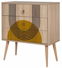 Kummut Kalune Design City Sun, 40 x 80 x 89 cm, mitmevärviline