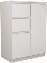 Kummut Top E Shop 2D2S Balta 6L, 70 x 40 x 97 cm, valge/hall