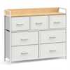 Kummut Songmics LTS137B01, 98 x 85 cm, 7 kangast sahtliga, valge