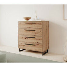 Kummut Adrk Furniture Aria 4S, pruun