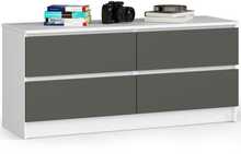 Kummut NORE K120 4, hall/valge