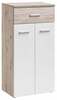 Kummut ASM Gustavo Cabinet Type G, 60 x 35 x 110 cm, valge/pruun