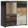 Kummut Forte Sanne SQNK223-C603, 29.6 x 77 x 77 cm, pruun/must/puit