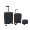 Kummutite komplekt Ordinettt, 3-osaline, 60L (42 x 25 x 64 cm) + 43L (36 x 23 x 56 cm) + 15L (24 x 17 x 33 cm), hall