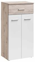 Kummut ASM Gustavo Cabinet Type G, 60 x 35 x 110 cm, valge/pruun