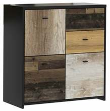 Kummut Forte Sanne SQNK223-C603, 29.6 x 77 x 77 cm, pruun/must/puit