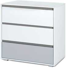 Kummut Littlesky Dalia, 80 x 45 x 81 cm, valge/hall