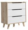 Sahtliplokk Forte Vankka FINVNKK212-L25, 42 x 80 x 86,3 cm, tamm/valge